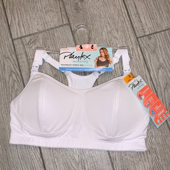 NWT (2) Playtex Nursing Racerback Wirefree Bras - Picture 11 of 15